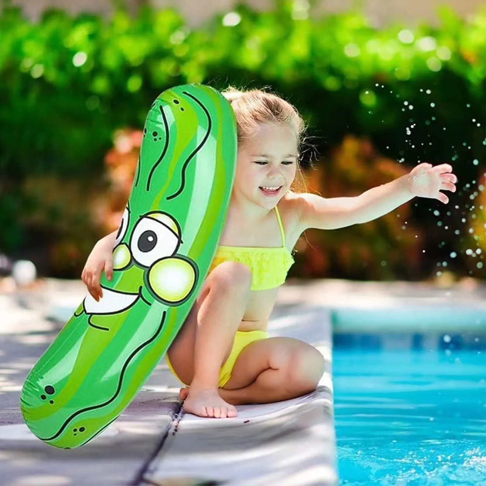 Nuovo modello gonfiabile del bastone del gioco del cetriolo gonfiabile del giocattolo dell'acqua della piscina del giocattolo gonfiabile del cetriolo