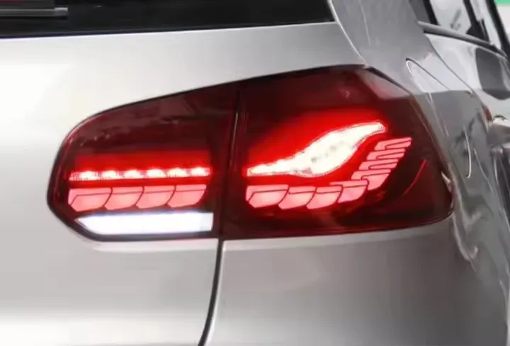 Wholesale New Style LED Taillights for 2010-2014 Mk6 Golf R20 Volks/Wagen Golf 6 Auto Lamps 6000k Color Temperature Car Parts