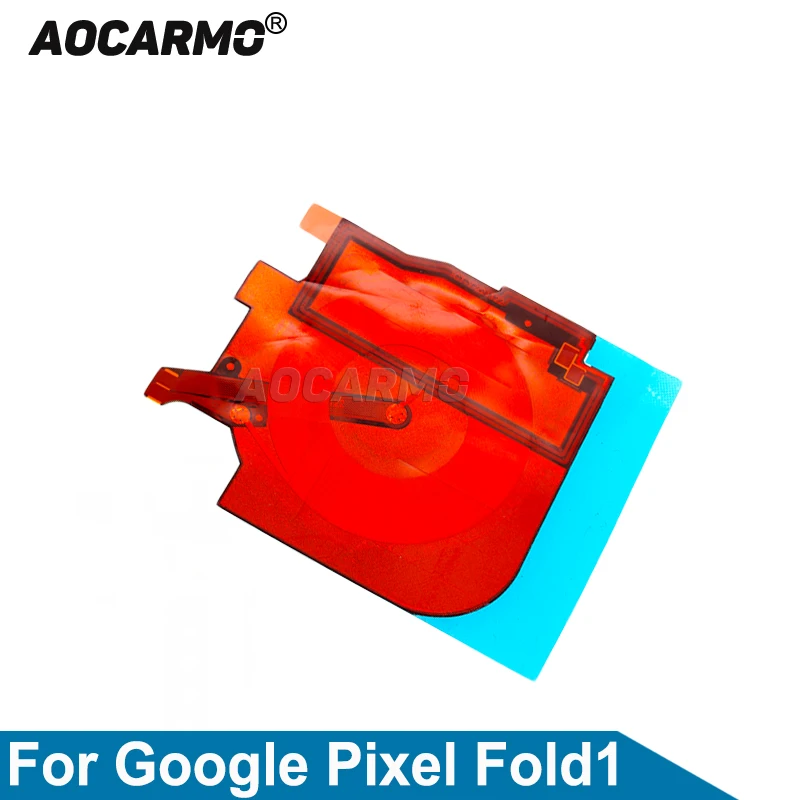 Aocarmo For Google Pixel Fold1 9 9Pro XL Wireless Charging Induction Coil NFC Module Flex Cable Replacement Parts