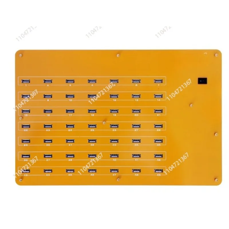 for Windows/Mac OS/Linux/Phone New Industrial Grade 49 Port High-Speed Hubs/Charger with Data Transmission USB 2.0   1pcs