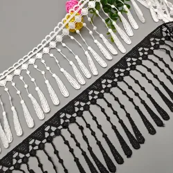 1yards Milk Silk Embroidery Lace Fabric Ribbon Diy Sewing Trim Bar Code Dress Manual Accessories