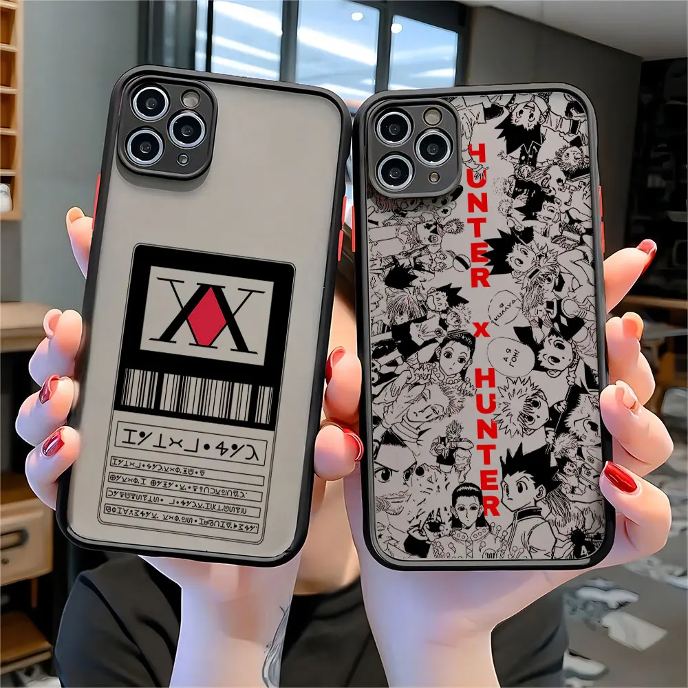 Coque de téléphone Hunter x Hunter, étui arrière transparent mat pour Xiaomi Redmi Note 14 13 12 12S 11S 10S 9T 9S 8 7 Pro Plus 4G 5G, nouvelle collection
