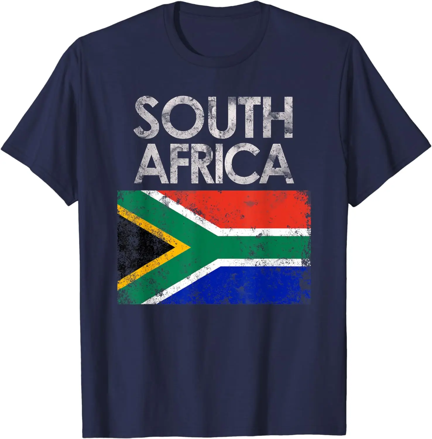 Vintage South Africa African Flag Pride Gift T-Shirt Jerseys Nation Team Tshirt Cotton Meeting Fitness Clothing Tee Country Flag