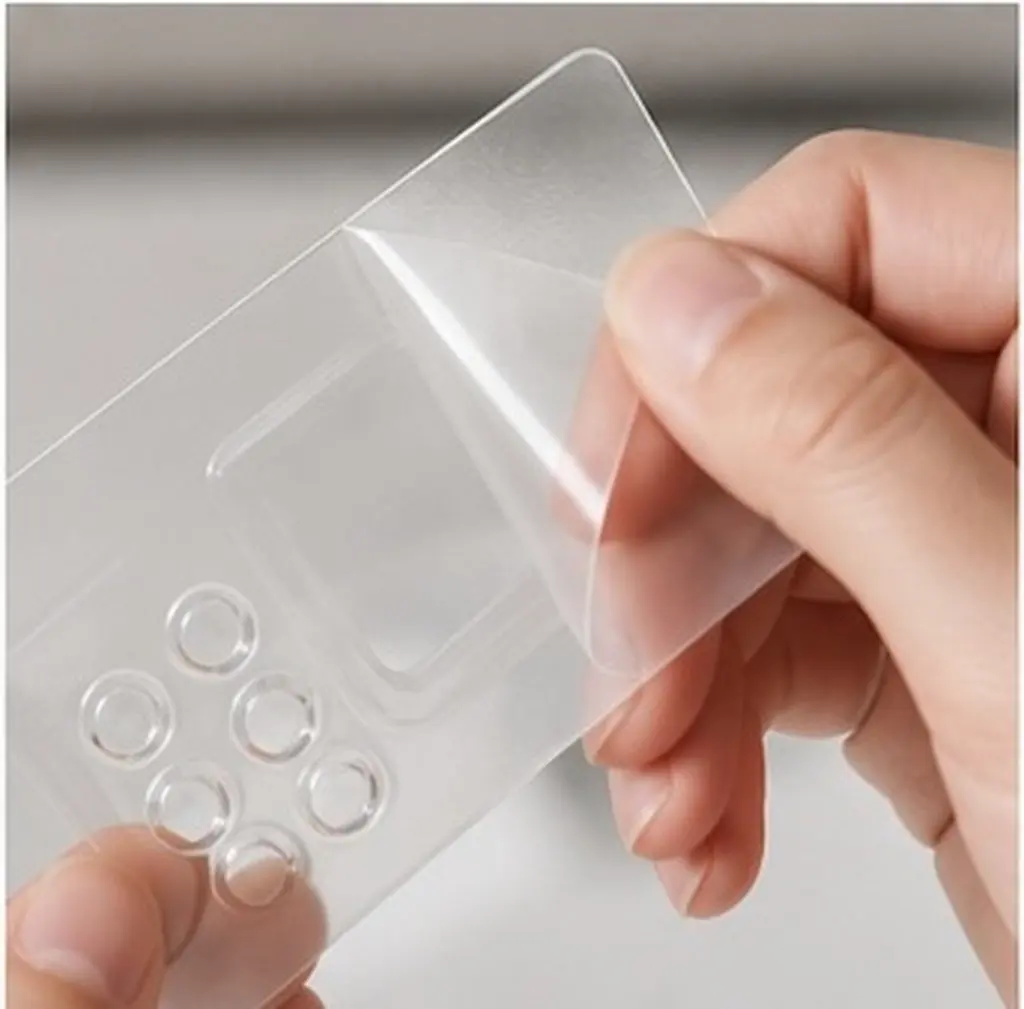 10Pcs No Drilling Adhesive Shelf Brackets Self Stick Transparent Shelf Supports Plastic Pegs for Cabinet Wardrobe Shelves
