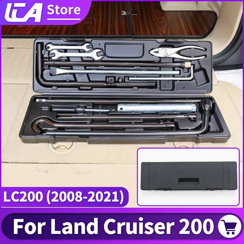 For 2008-2021 Toyota Land Cruiser 200 Tailgate Trunk Emergency Toolbox LC200 Fj200 Interior Upgraded Accessories Modification