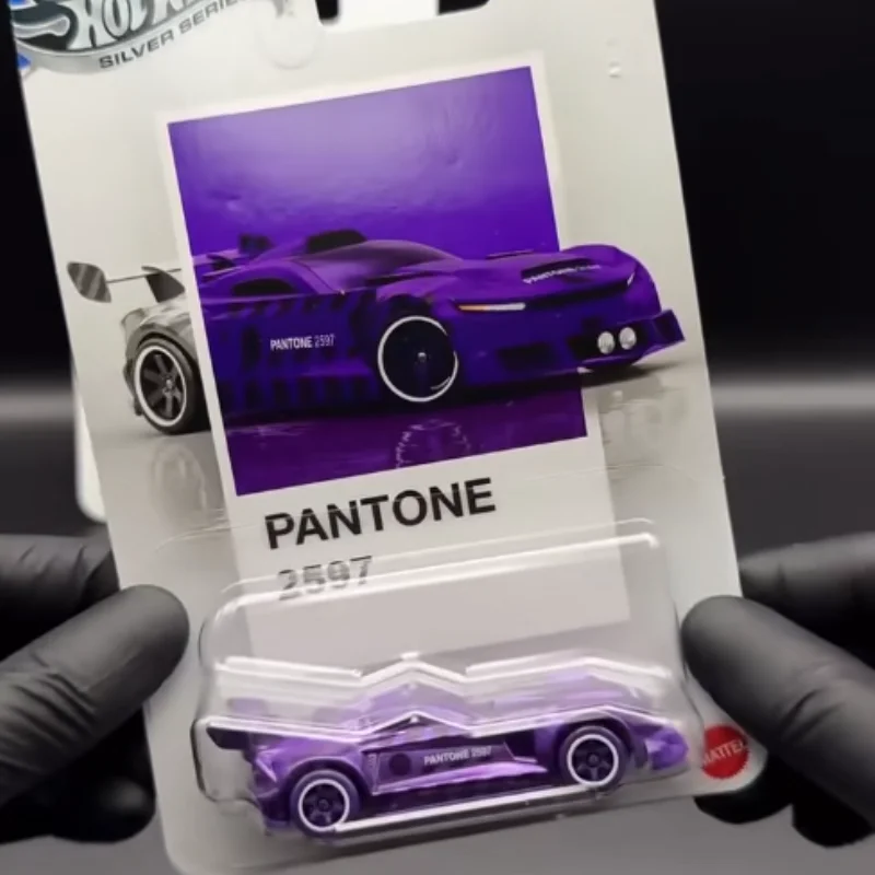 Mattel Hot Wheels Silver Series Pantone Artsy Sets 1:64 Ford Bronco Volkswagen Kombi Mustang Alloy Diecast Collecting Car Model