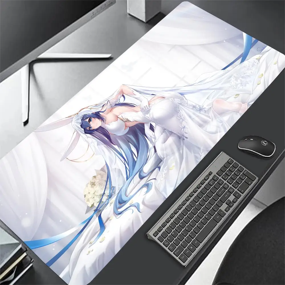 New Jersey Azur LaneAnime Mousepad Large Gaming Mouse Pad LockEdge Thickened Computer Keyboard Table Desk Mat