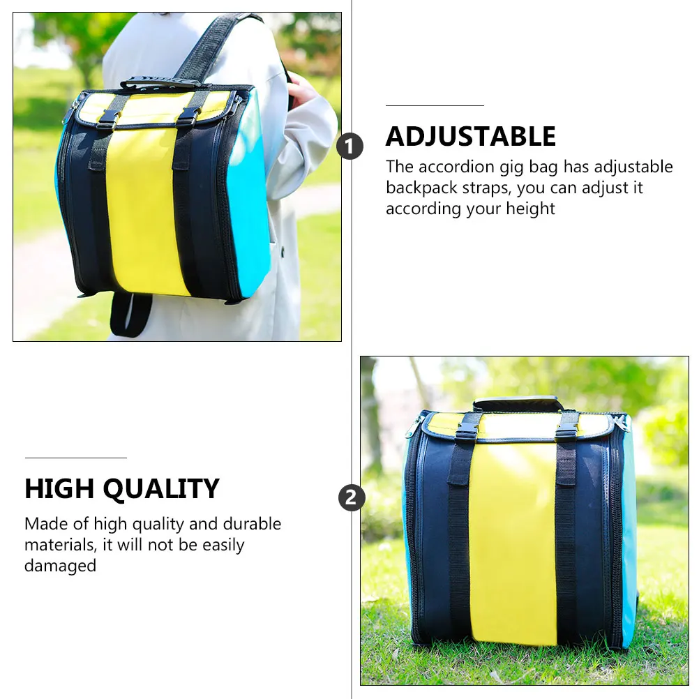

Accordion Bag Waterproof Material Adjustable Straps for Easy Carry to Anywhere Against Scratches and Dirt
