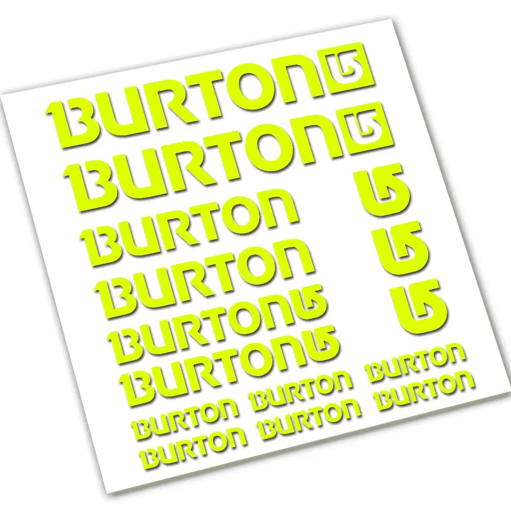 For Burton Snowboards Vinyl Sticker Decal