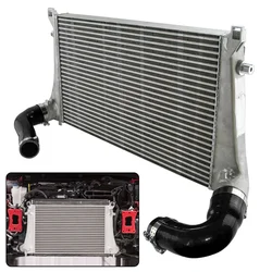 Intercooler Kit 70MM For VW Audi A3/S3 GTI MK7 Golf Arteon R Skoda Arteon Seat 1.8T 2.0T TSI 2015+ Red/Blue/Black