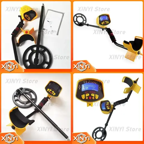 MD-3010II Underground Metal Detector Portable Gold Excavator Finder Archaeological Treasure Finder Waterproof LCD Display