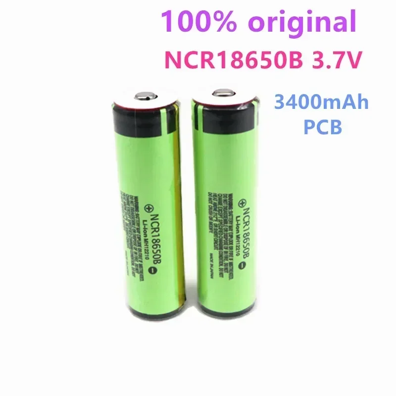 Bloco industrial recarregável da bateria, 18650, 3.7 V, 3400 mAh, NCR18650B, original