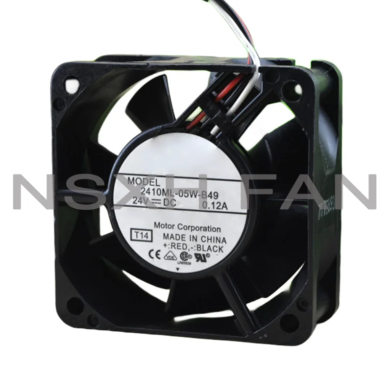 Original 2410ML-05W-B49/B40 6025 60*60*25mm DC24V Inverter Double Ball Axial Cooling Fan