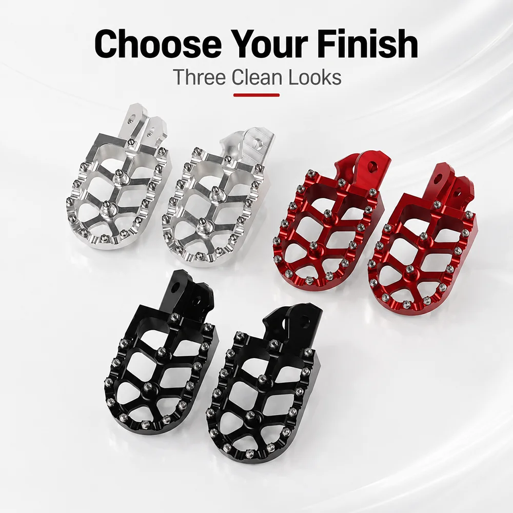 For Beta RR 50 Track Motorcycle Accessories Anti-Fall Anti Slip Enlarged Footrest Footpeg Foot Pegs Rest Foot Pedals