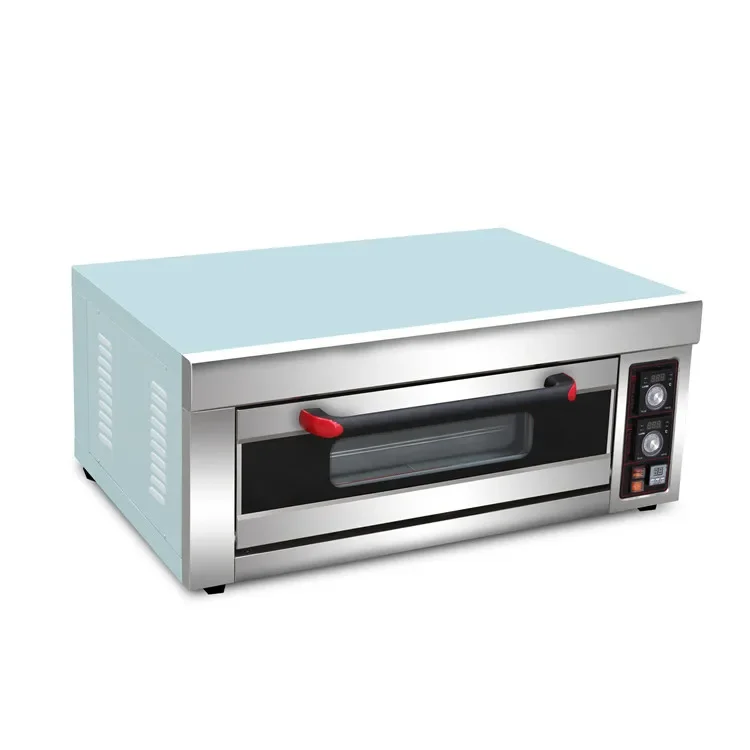 Single layer oven machine, 1 layer, 2 plates, food oven, pizza baking oven