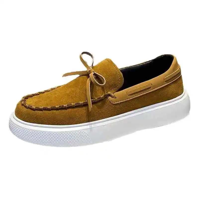 

Summer Designer Men's Loafers Suede Leather Men Casual Shoes Breathable Slip on Flats Leisure Walk Driving Shoes Comfy Moccasins