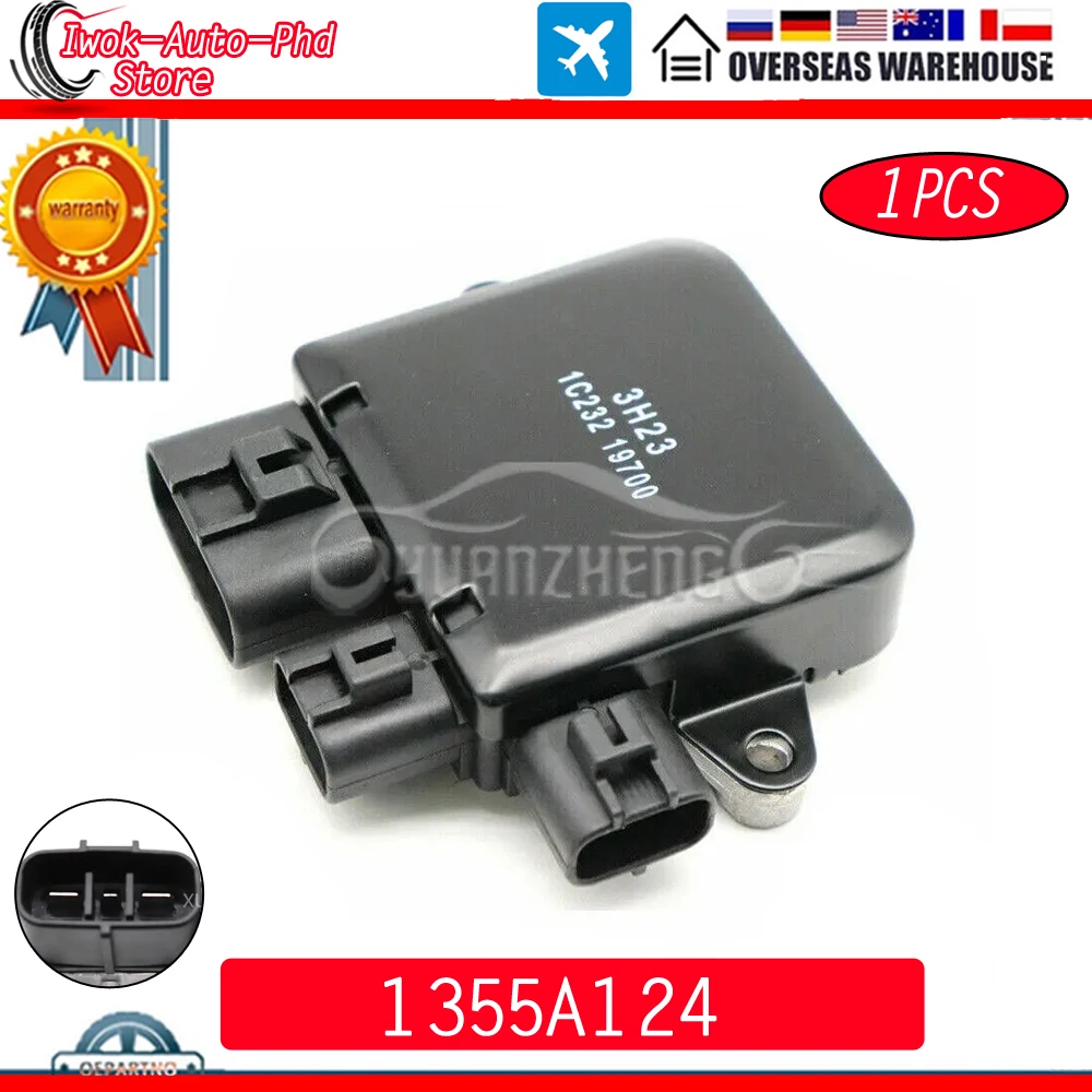 

1PCS 1355A124 Car Cooling Fan Control Unit Module For Mitsubishi Lancer Outlander 2.0L 2.4L 2002-2007 MAZDA 6 3.0L MPV MR497751