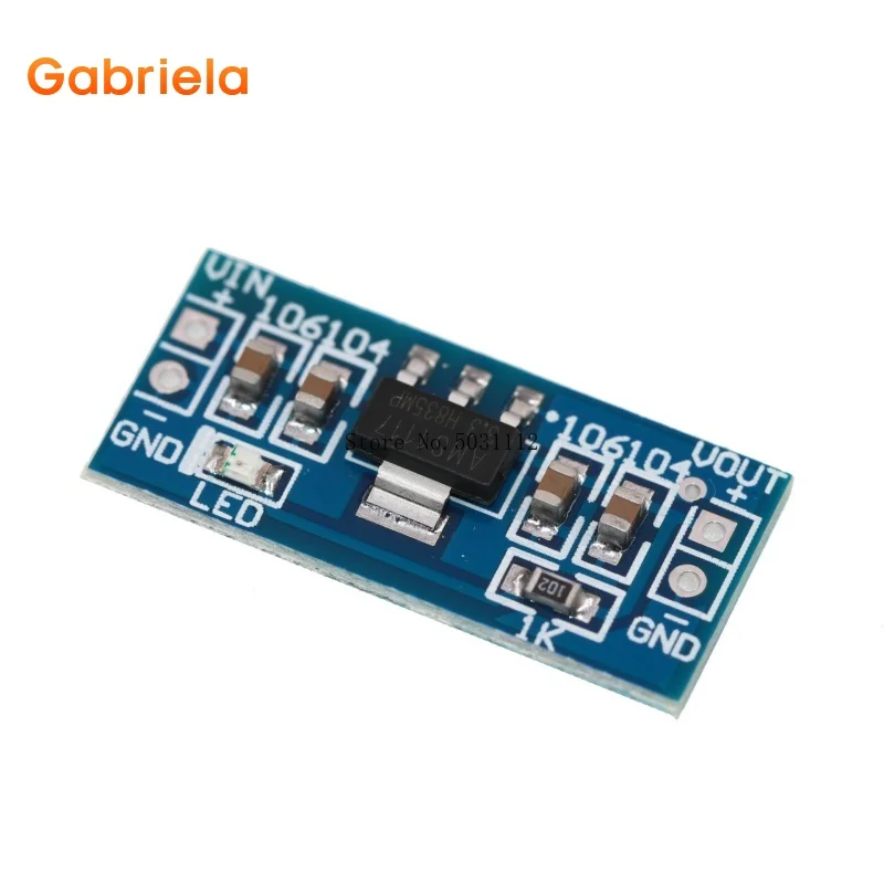 Modul Daya AMS1117-1.2V 1.5V 1.8V 2.5V 3.3V 5.0V Regulator Tegangan dan Modul Buck