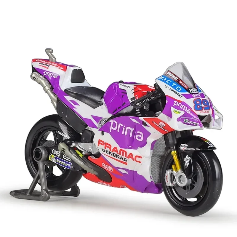 Maisto 1:18 MotoGP Pramac 2022 DUCATI Desmosedici Simulation Alloy Model Adult Collection Decoration Gifts Toys for Boys BN93