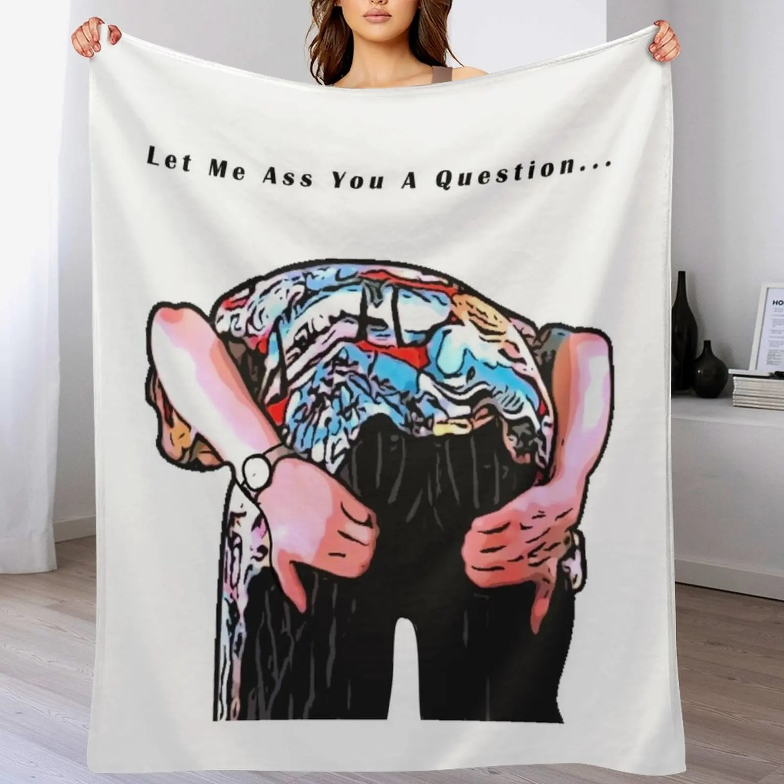 

Pet Detective Cartoon Throw Blanket Faux Fur Soft Warm Blanket for Bed