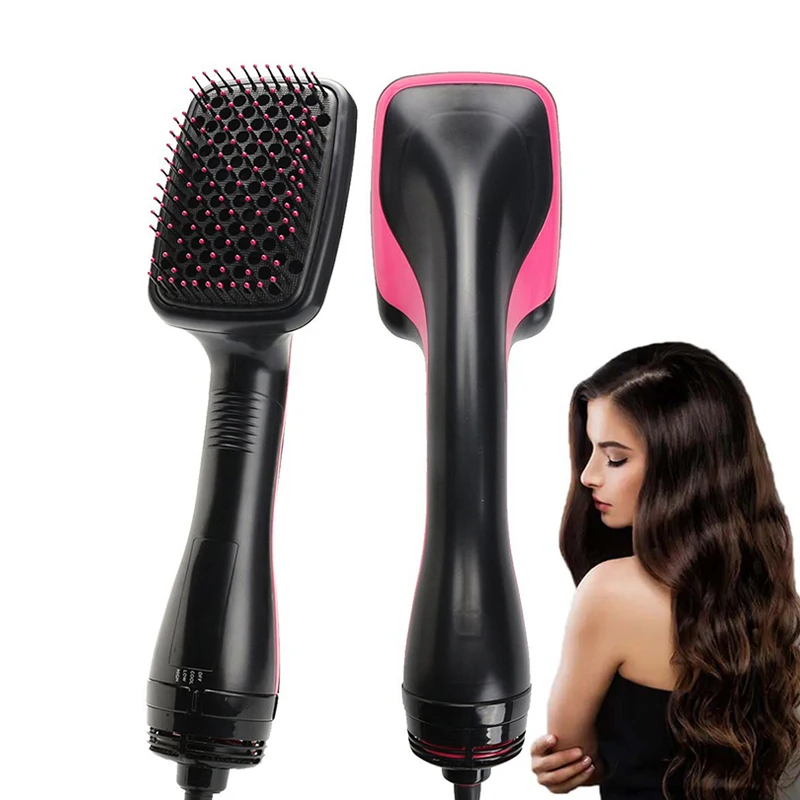 

Лидер продаж, одношаговый фен и расческа для выпрямления волос, электрическая щетка для сушки с быстрым нагревом для отелей и дома