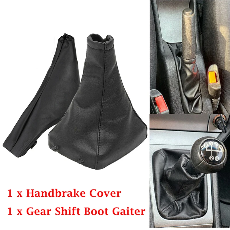 For Vauxhall Astra G 1998-2004 Astra G Coupe 2000-2004 Gear Shift Stick Lever Shifter Handbrake Leather Gaiter Boot Case Cover