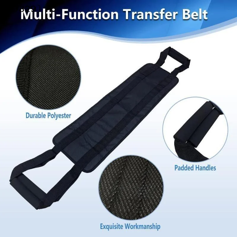 Heavy Duty Patient Transfer Lift Sling Non Slip Padding Reinforced Handles For Elderly Disabled Home Hospital Care〔DD329〕