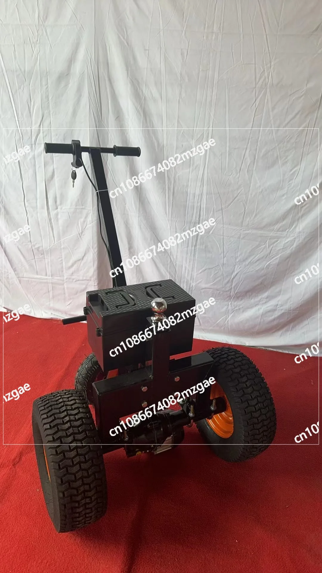 

Электрический прицеп Dolly Коммерческий 2-дюймовый шариковый сцепный крепление 1,5 т В постоянного тока 24 В 800 Вт 7 Ач с электрическим прицепом Dolly