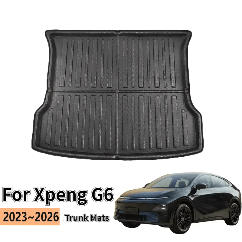 

Коврики в багажник для Xpeng G6 2023-2026, всепогодные, передние и задние, вкладыши для грузового отсека, подкладки для ног, аксессуары, детали для тюнинга салона