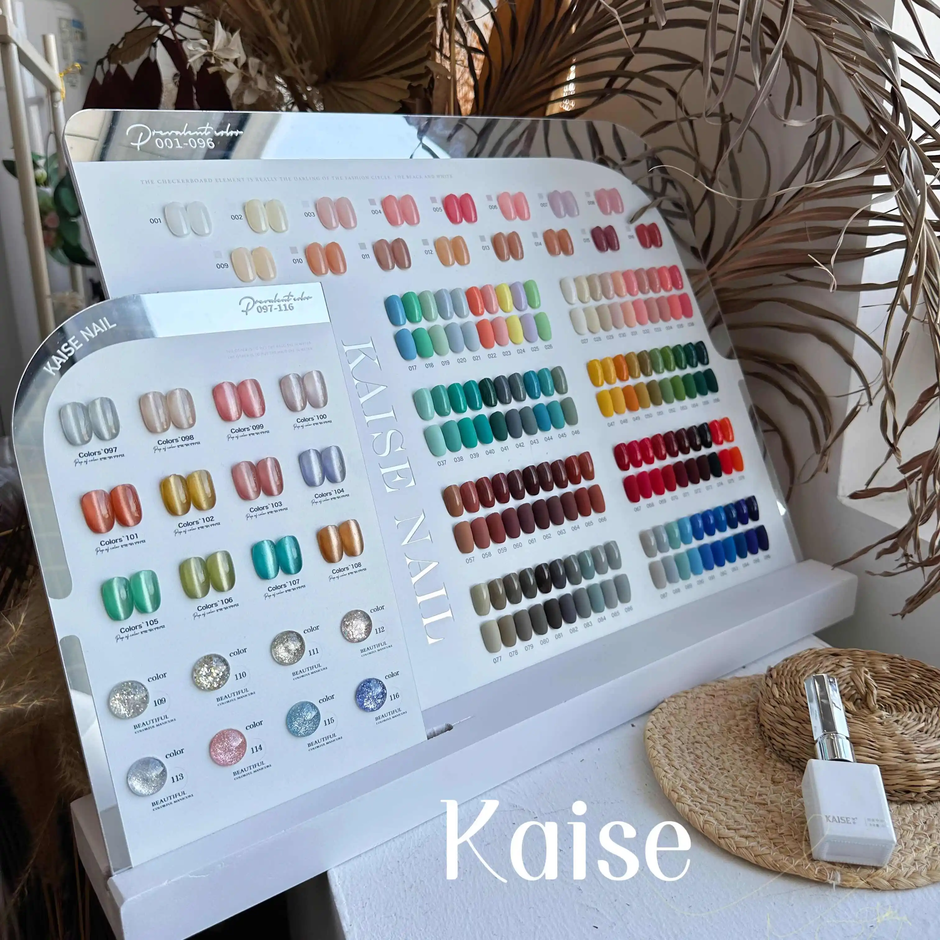 KAISE 116 colors Multicolor Nail gel set Nail salon 2024 New Professional Hot sale Nail art kit Non-toxic UV gel Wholesale