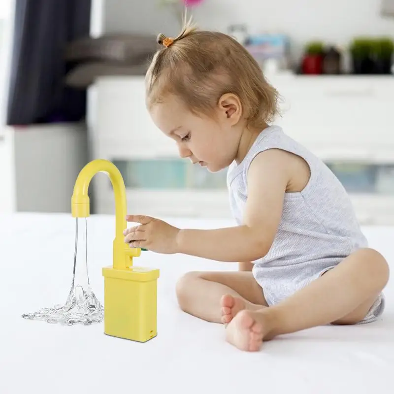 Faucet Pretend Play Kitchen Toys Safe Smooth Toy Kitchen Sets Creative Play Interactive Fun Play Kitchen Toys for Children Boys