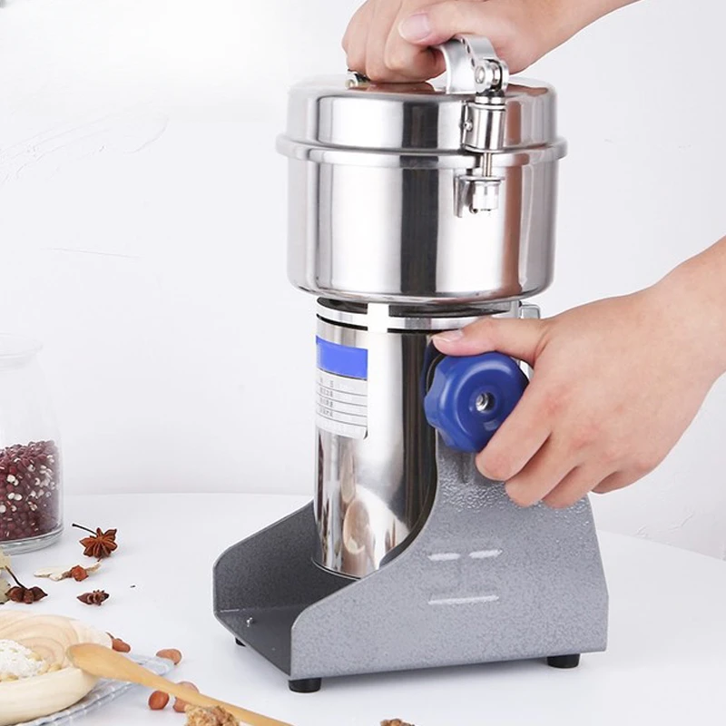 800g Grains Spices Hebals Cereals Coffee Dry Food Grinder Mill Grinding Machine Gristmill Home Medicine Flour Powder Crusher