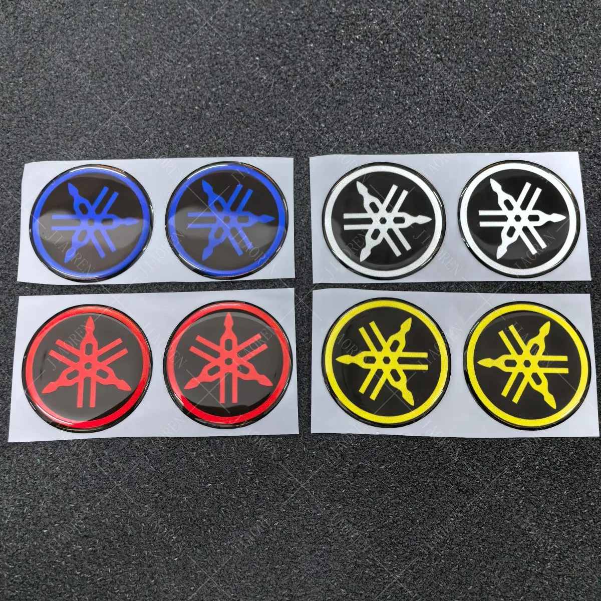 جل ثلاثي الأبعاد لملصقات ياماها شعار خوذة خزان الدراجة النارية شعار مائي #1