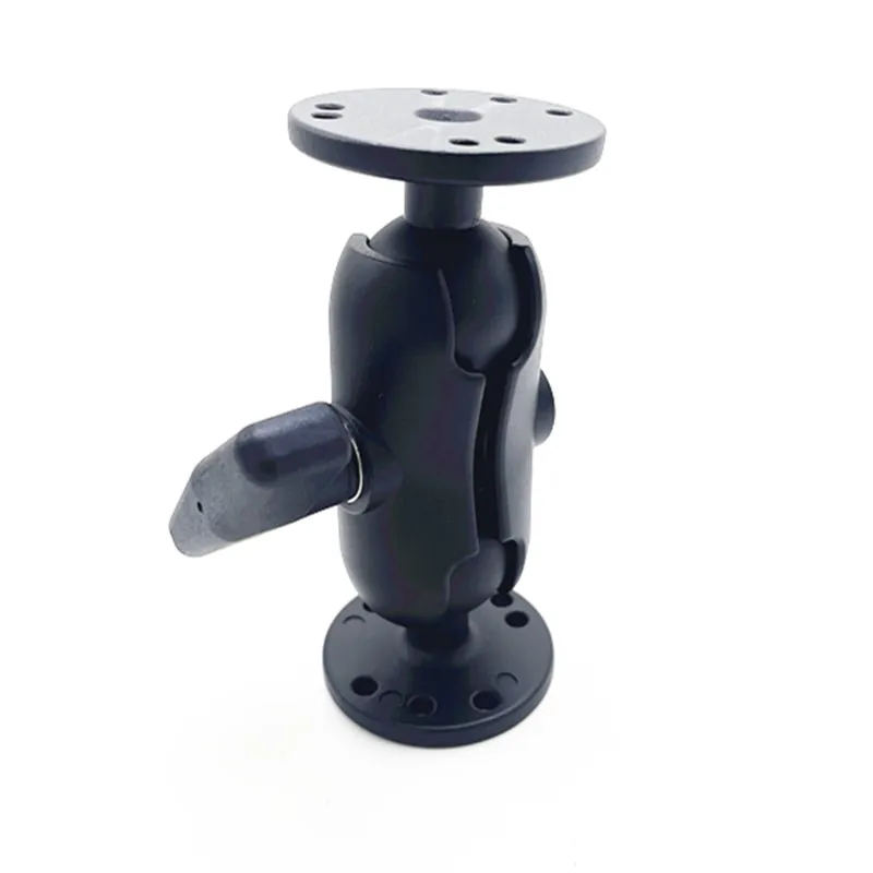 Raymarine 잠자리 시리즈용 더블 볼 마운트, 15cm 암 포함, 원형 플레이트 포함, 램 마운트와 호환 가능, 1.5 인치