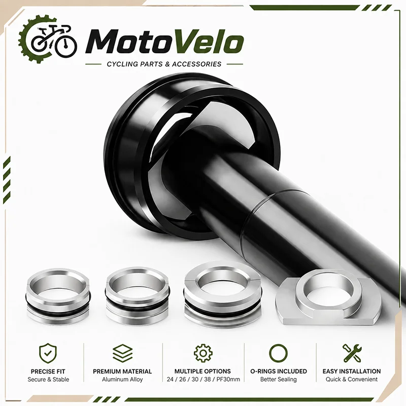 Bicycle Bottom Bracket Bearing Press Adapter 24/26/30/38/PF30 Aluminum Alloy Installation Tool Adapter