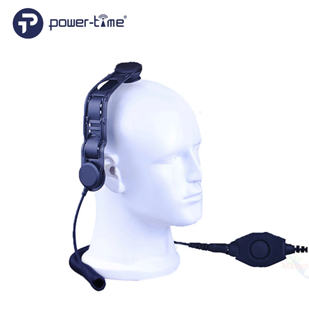 Picture 6: Skull Bone Vibration Headset Firefighting Headphone With Optional Waterproof PTT for  SL4000 SL7550