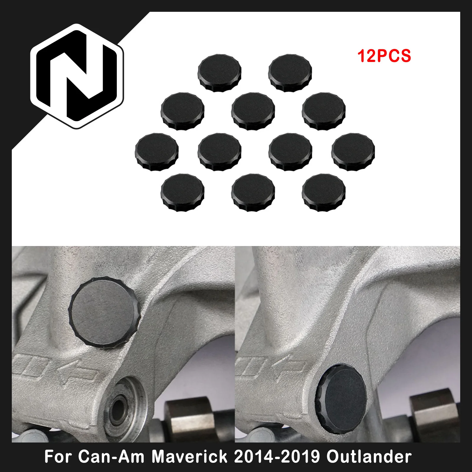 12PCS NICECNC para Can-Am UTV 2005-2021 ​ Botones de embrague de transmisión primaria para Can-Am Maverick X3 Outlander Traxter Renegade Commander