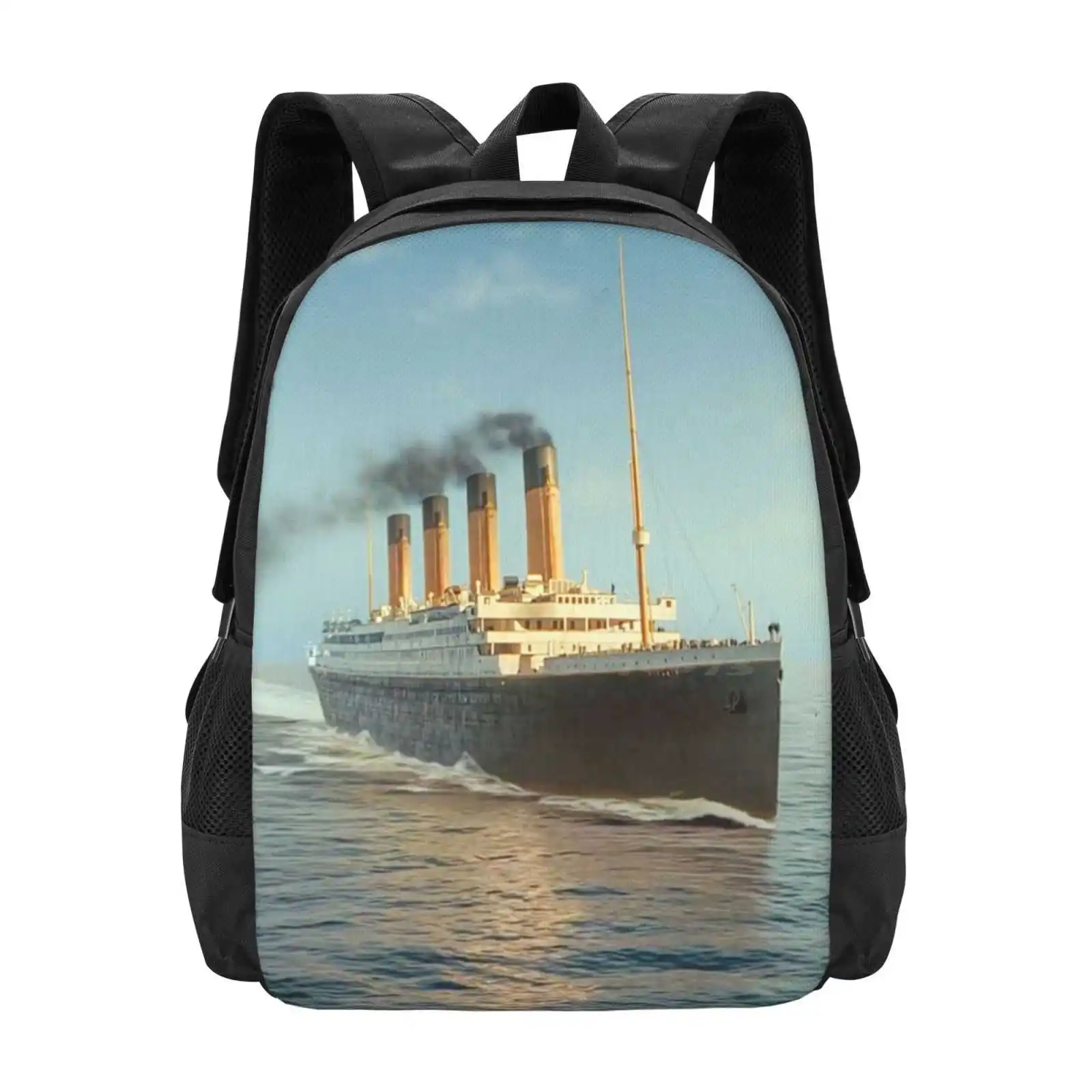 The Rms Titanic Hot Sale Schoolbag Backpack Fashion Bags Titanic Ocean Liner North Atlantic Ship Bucket Hats