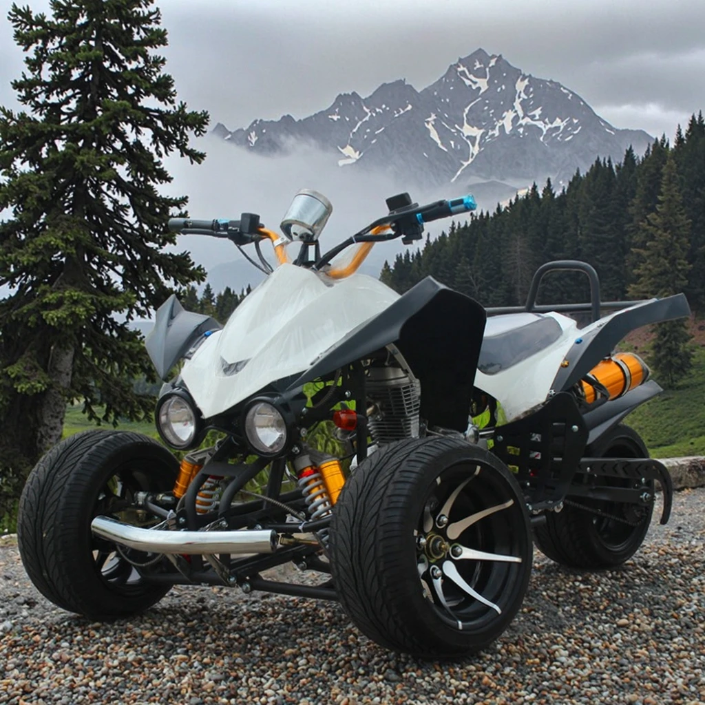 

150cc Manual Chain Drive Quad Bike 4 Stroke Three Wheeled Motorcycle Adult Moto ATV