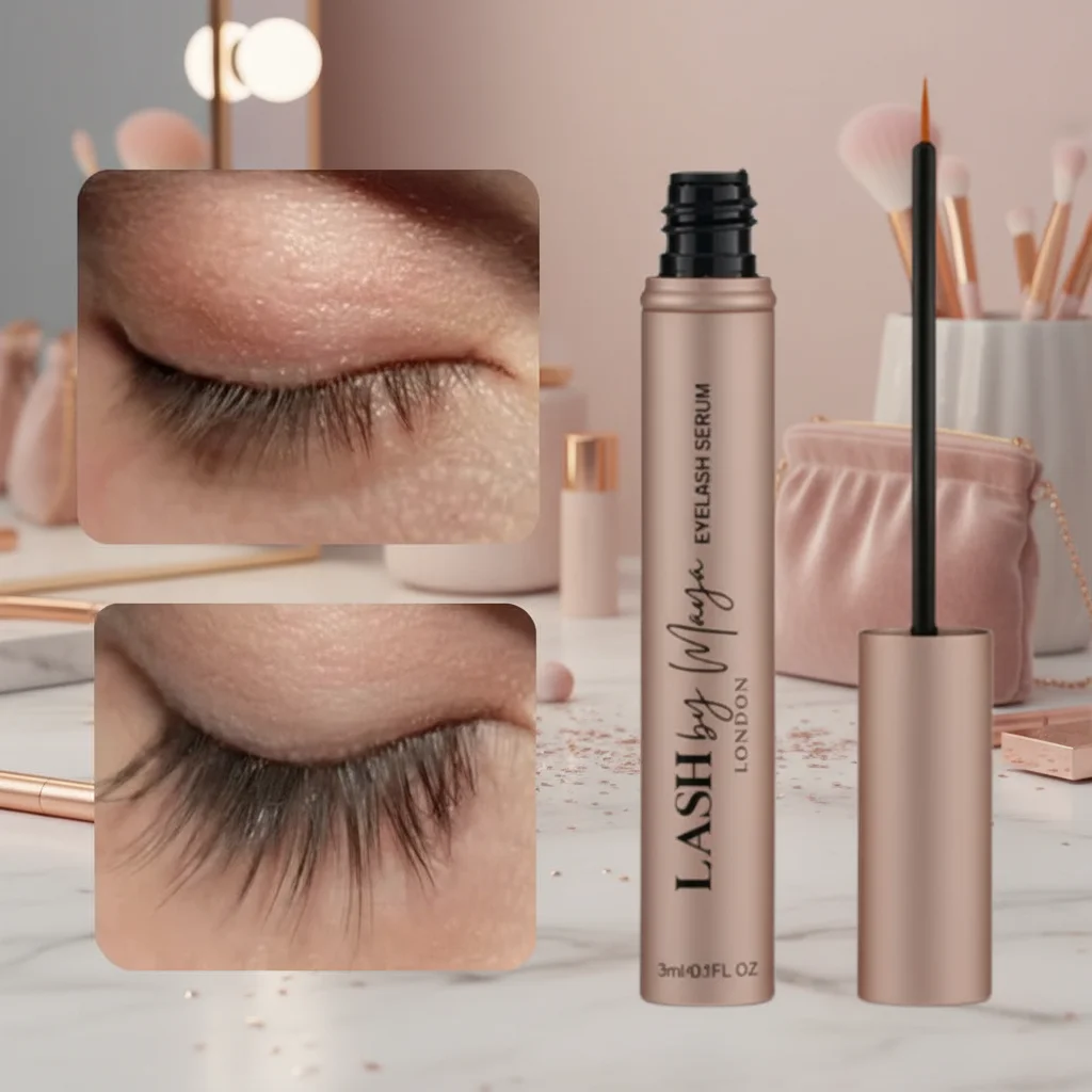 Novo soro de crescimento de cílios, rímel preto à prova d'água, volume extra, mais grosso, ondulação, ultra fino, maquiagem para os olhos