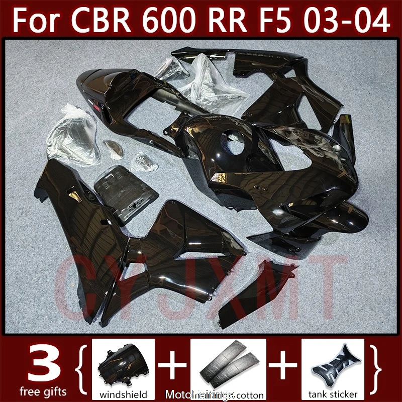 Carenado para Motocicleta Honda CBR600RR CBR600 F5 2003 2004, Kit de Carenado para Moto CBR 600 RR 600RR 03 04, Carrocería de Plástico