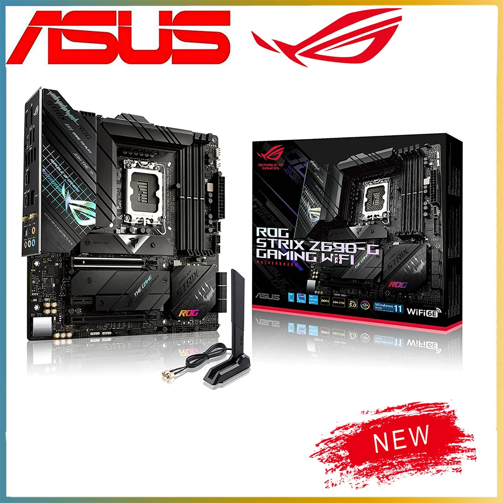 

NEW For Intel Z690 LGA 1700 CPU For ASUS ROG STRIX Z690-G GAMING WIFI Motherboard Computer Socket LGA1700 Desktop Mainboard