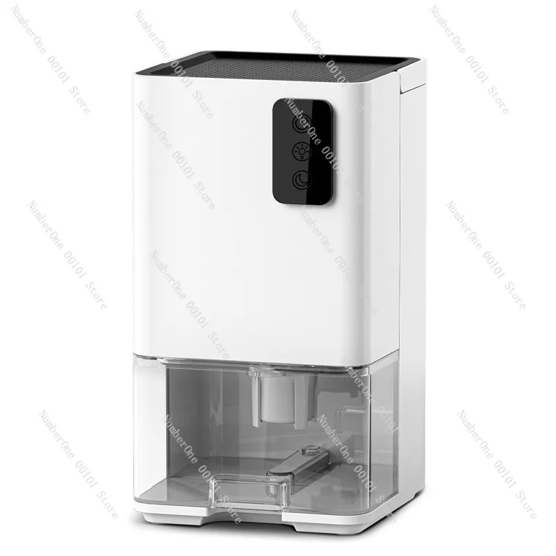 110V dehumidifier, household silent indoor small, power-saving desktop portable moisture-absorbing drying equipment