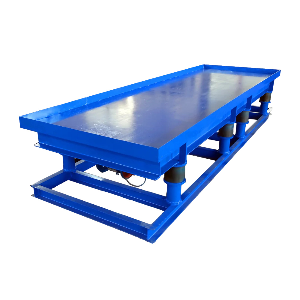 Electric Vibrating Shaking Table For Building Materials Paver Vibrating Table With External Motor Core Components