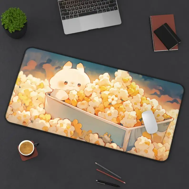 

Food-themed Popcorn Mousepad,non-slip and Waterproof Gaming Mouse Pad,office Gaming Desk Decoration Mat,perfect Gift for Friends