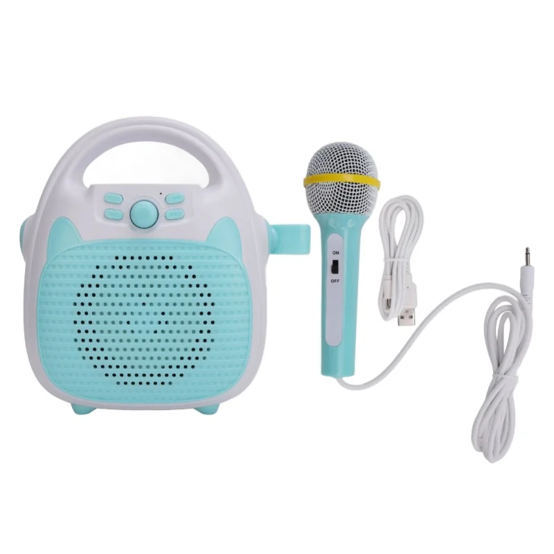 

Kids Karaoke Machine With Microphone Exercise Singing Talent Compact Kids Portable Bluetooth Karaoke Machine