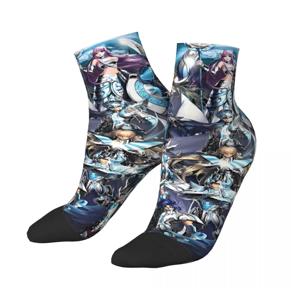 Slive Saint Seiya Anime Ankle Socks Male Mens Women Spring Stockings Polyester