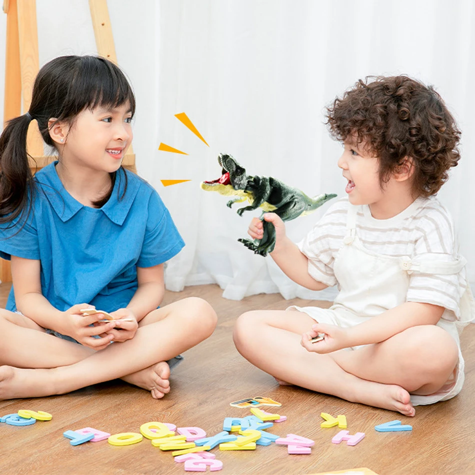 

Swing Zazaza Dinosaur Toys for Boys Toy Dinosaurs Gun Decompression Roaring Fidget Toys Creative Telescopic Gifts for Kids