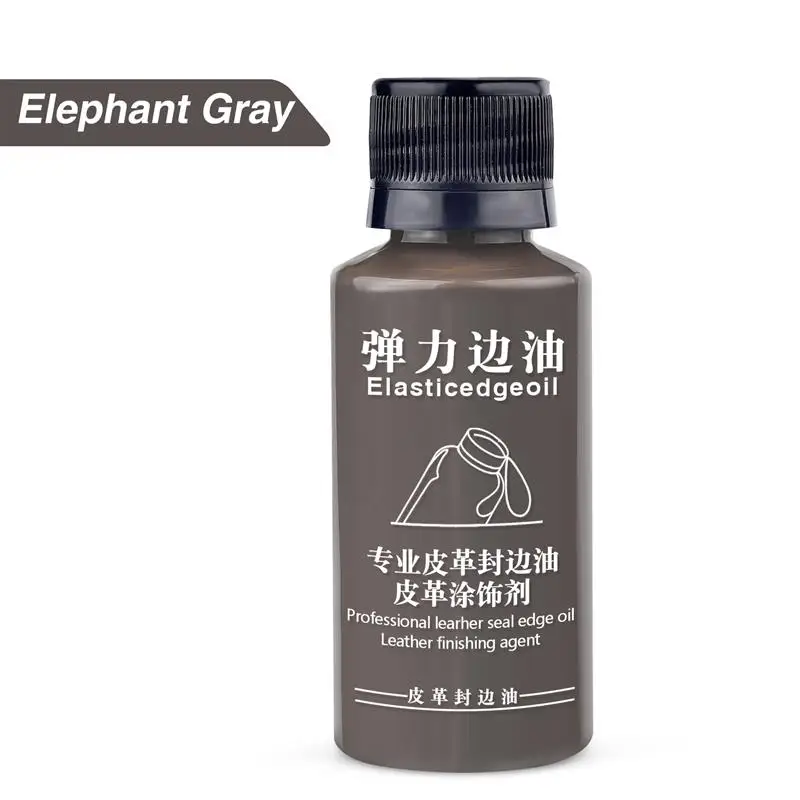 30ml matte elastische Kanten versiegelung Öl Leder farbe DIY Leder kanten farbe Lederwaren Renovierung Trimm kanten versiegelung pigment