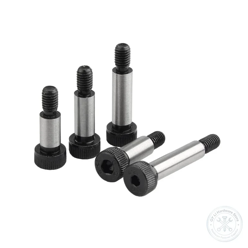 1pcs M10 M12 M16 Length 12-150mm 12.9 Grade Black Hex Socket Stripper Bolt Metric Allen Shoulder Screw